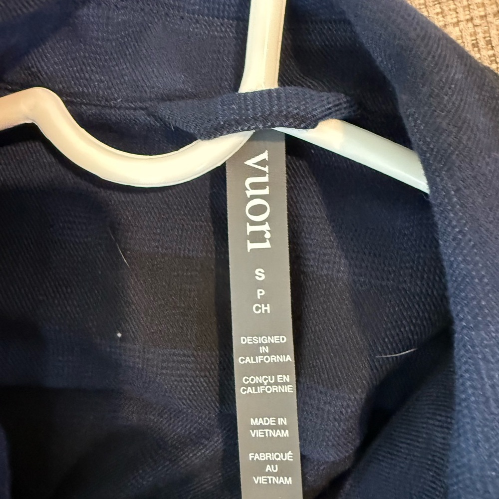 Vuori Blue Coast Long Sleeve Flannel Button Down - Picture 3 of 3